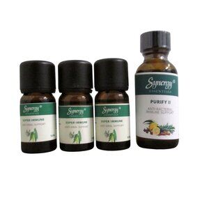 Essential Oils Pocket Diffuser Anti-Viral Anti-Bacterial Combo Super Immune USA